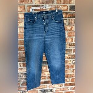 Old Navy Sky-Hi Straight Jeans - Dark Blue